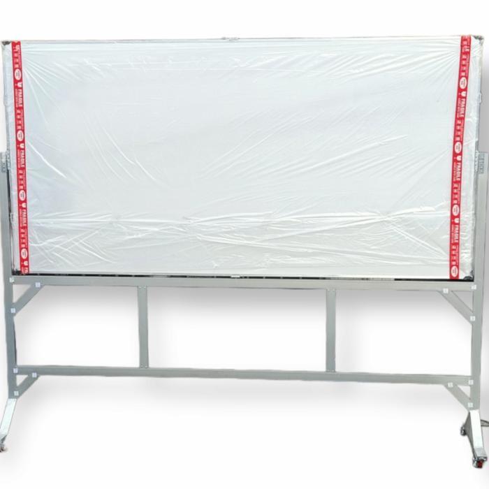 white board standing single magnetic 120 x 240 bpk. malik