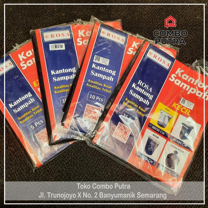 Kantong Sampah Trash Bag Rosa Kecil Sedang Besar Extra Besar