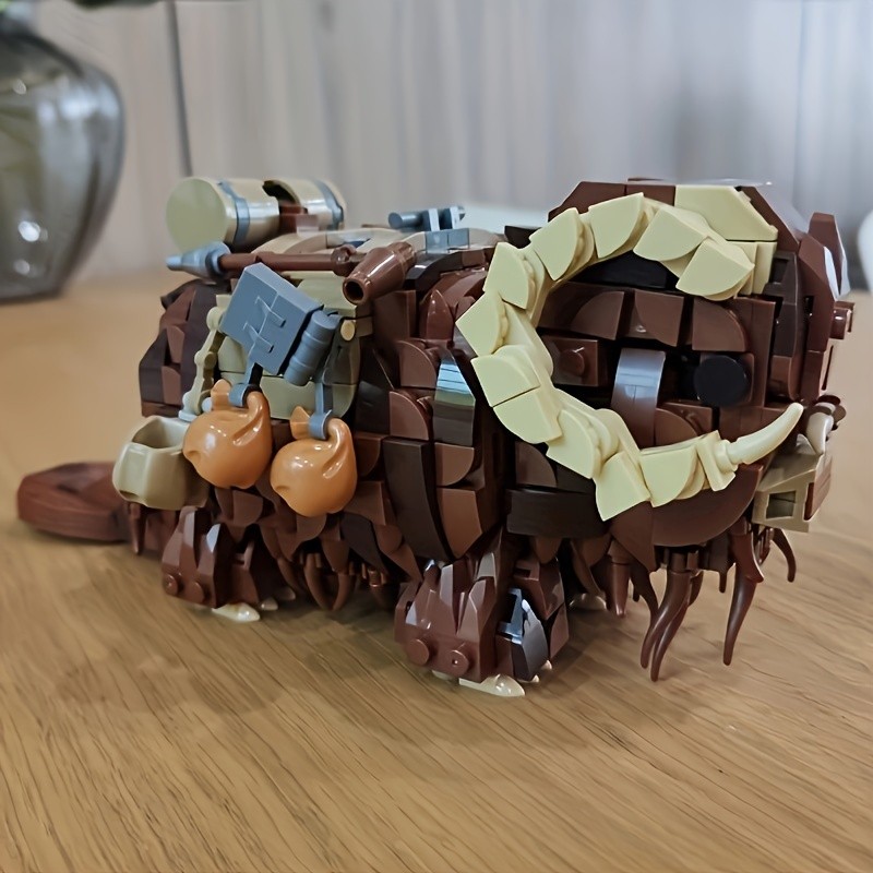Moc Space Wars Beast Bantha Building Blocks Animal Action Figure Monster Mount Rhino Constructor