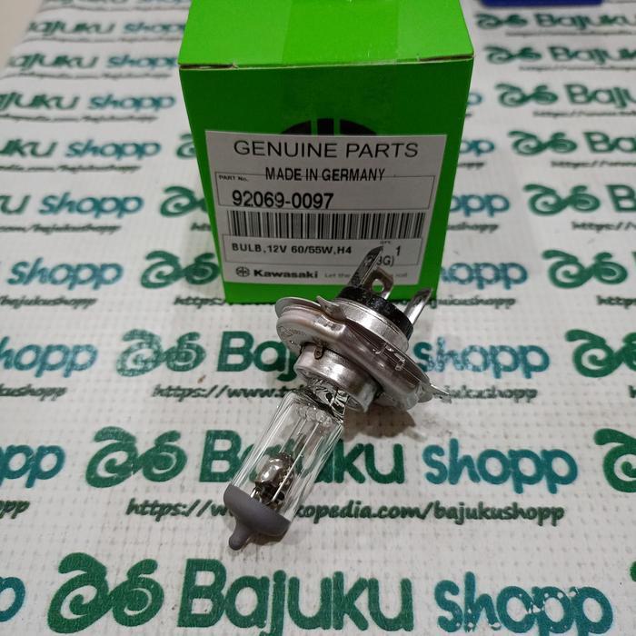 Bohlam Lampu Depan H4 Bulb 12V 60 55W Kawasaki W175 W 175 Original