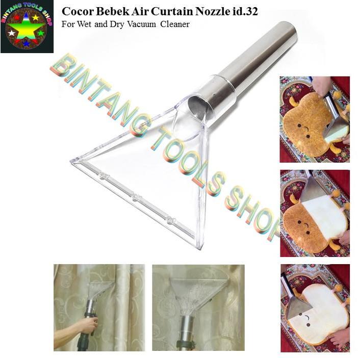 TERLARIS Cocor Bebek Vacuum Extractor Curtain Nozzle id.32 Vacuum Wet and Dry SALE