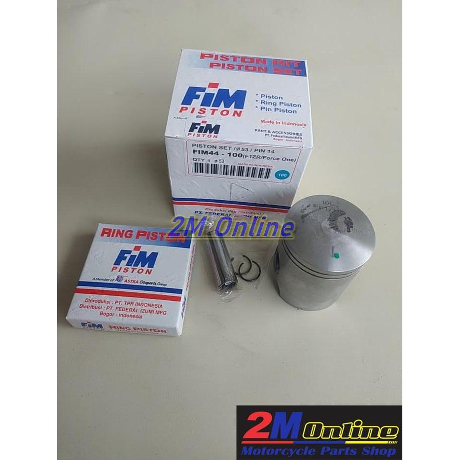 Seher Piston Kit Fizr Force One Os 100 Dia 53 Pen 14 Fim44 Fim