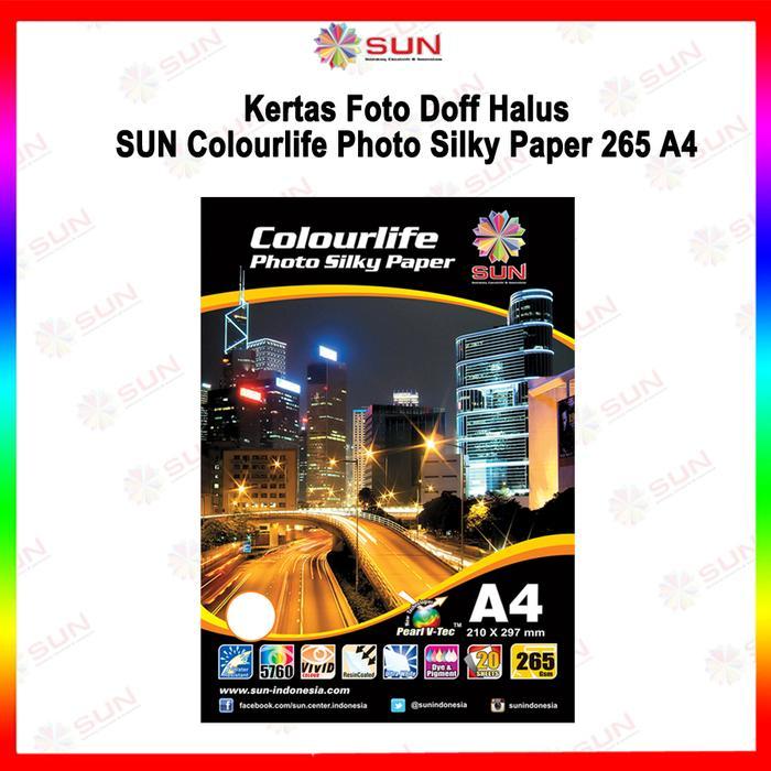 Kertas Foto Silky Doff A4 - Colourlife Photo Silky A4 200,265 gsm