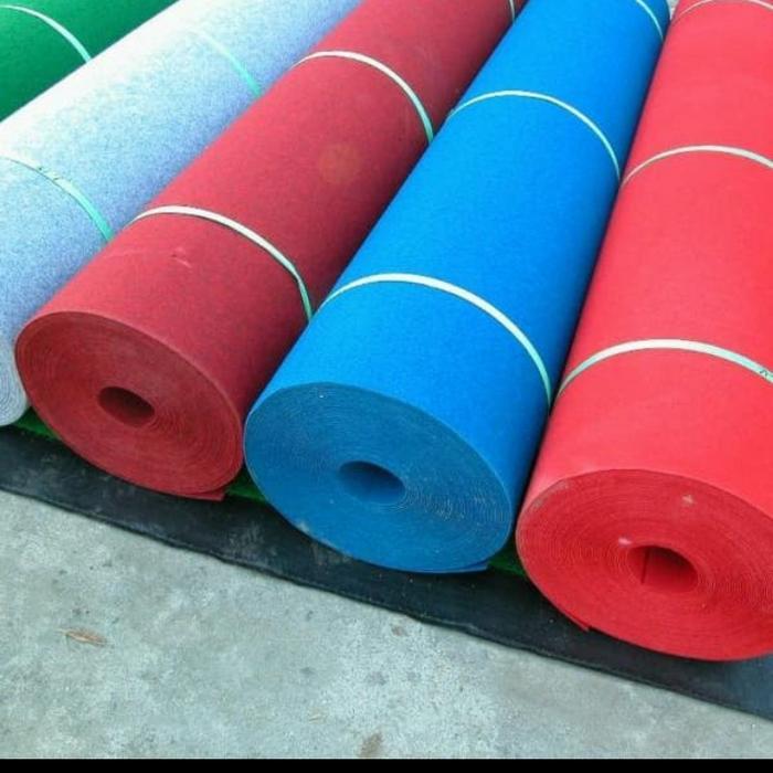 KARPET BUANA METERAN POLOS TEBAL 3MM 50CM X 2MTR