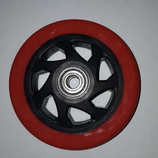 Roda Pu 5 inch roda troli Pu 5 inch roda pu 5 inch jari-jari FORSALE