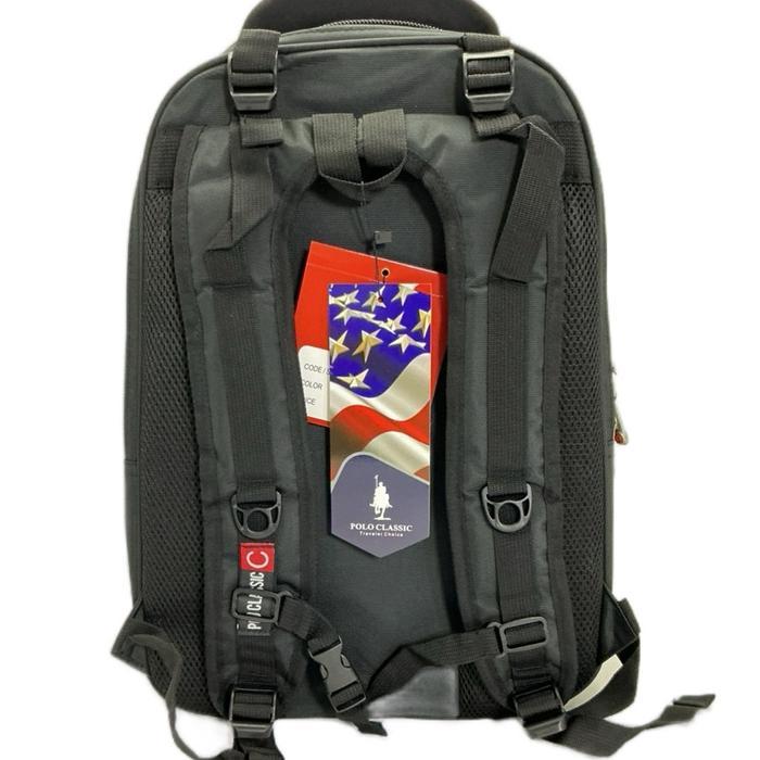 Promo Ransel Polo Classic 1680-26 / 18 Backpack Polo Classic Tas Kantor Kerja Tas Ransel Jumbo Polo