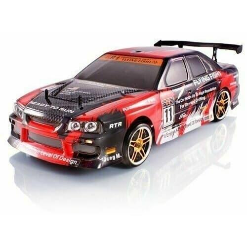 TEREMURAHTERLARIS READY SILAHKAN DIORDER HSP FLYING FISH DRIFT CAR RTR(READY TO RUN) WITH 2.4GHZ