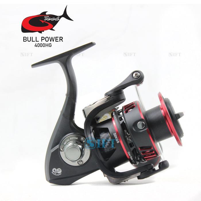 Murah Reel G-Tech Bull Power Sw 3000 S/D 8000 Hg Pg Bgs Power Handle Metal Body Saltwater Laut Resmi
