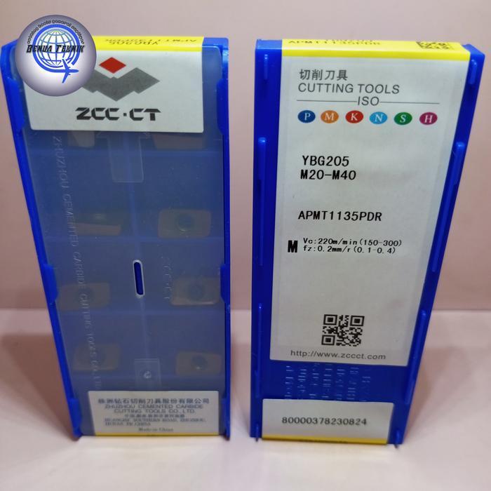 Anti Ribet APMT1135 original ZCC insert APMT 1135 new APMT ZCC Baru Insert APMT1135PDR Banyak Piliha