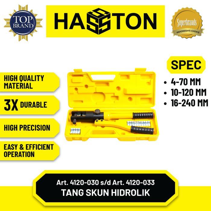 Hasston Tang Skun Hidrolik / Hydraulic Crimping Tools (4120) Tang Skun Hidrolik Kabel & Logam