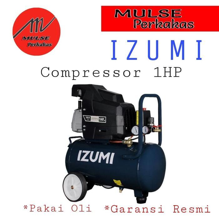 Kompressor Angin 1HP Izumi DD1024 24L/ Compressor 1HP Izumi