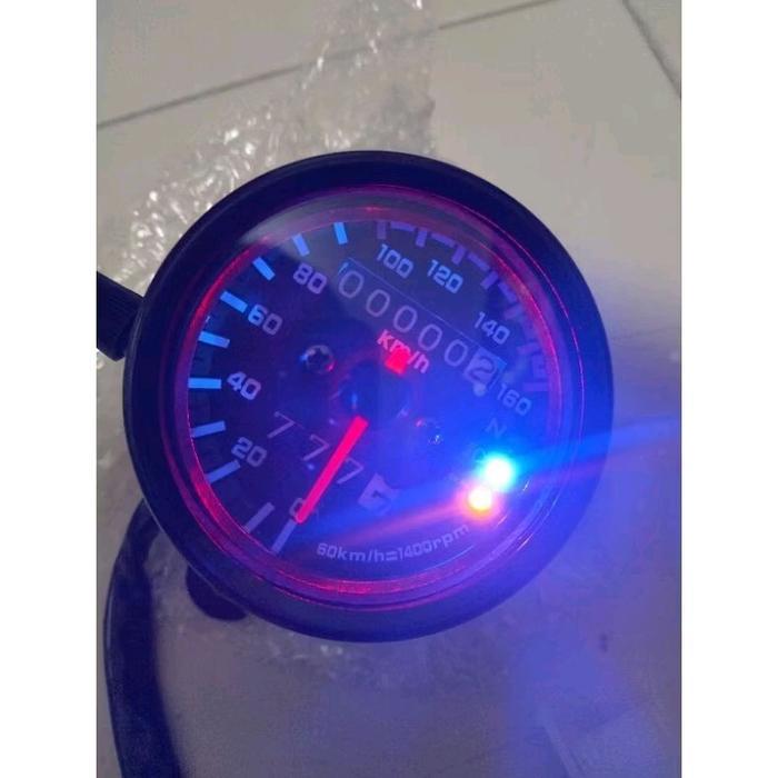 spidometer led indikator sein gear kilometer bulat spido led motor bulat indikator sein Motorcycle