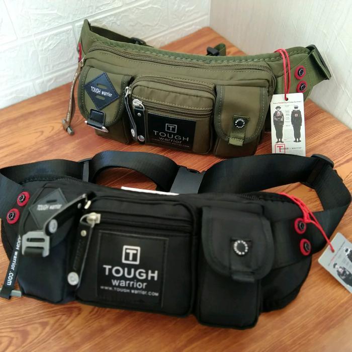 Waistbag Minimalis Tas Pinggang Pria Tough Warrior Army 5031