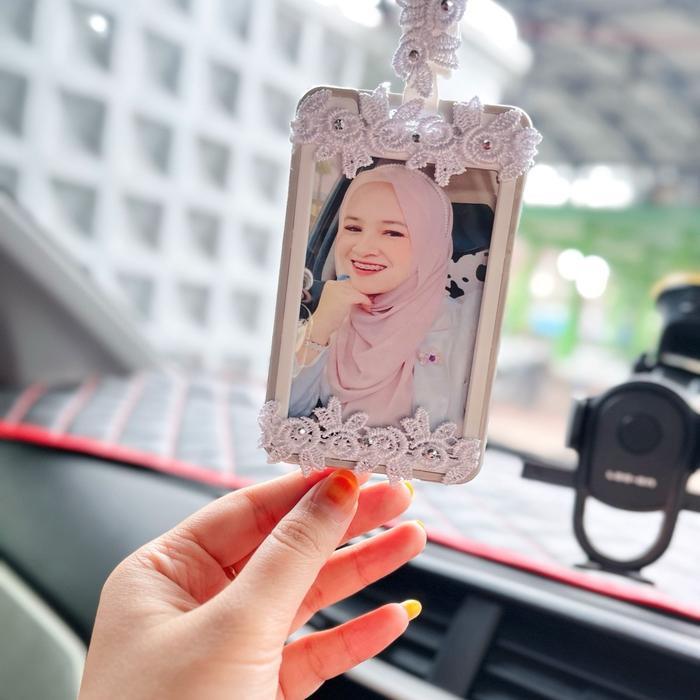 Gantungan Mobil dengan Foto Pilihan - Model Terbaru - Bisa custome foto mobil