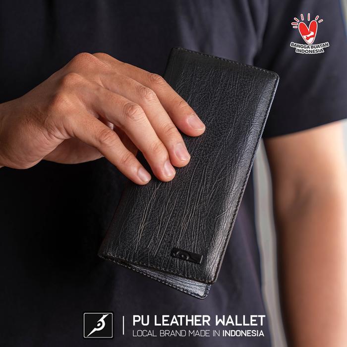 Eiger - Dompet Pria Bahan Kulit Pu Premium Leather J37 Long