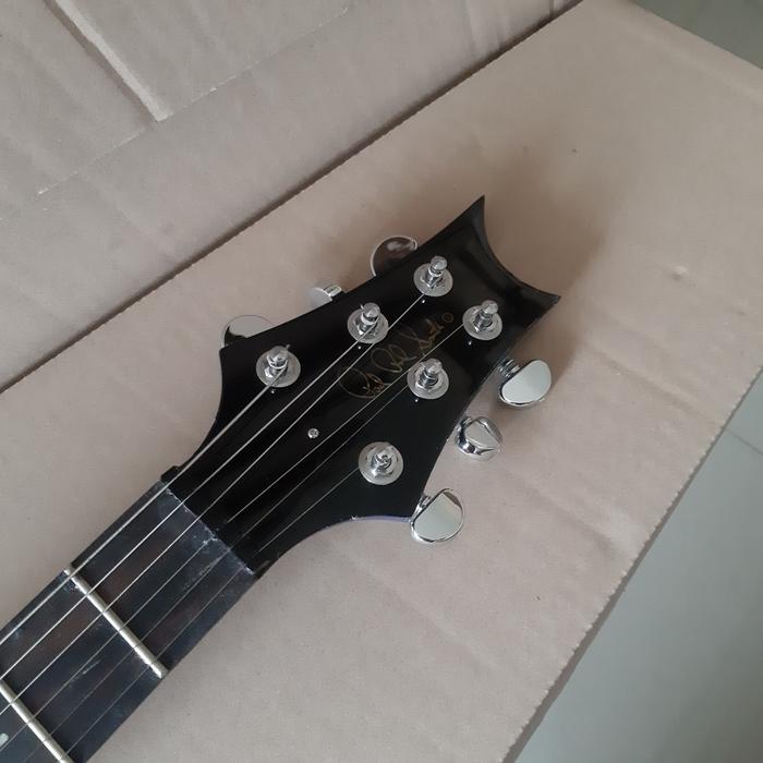 Gitar PRS biru custom pabrikan pickup GNB korea