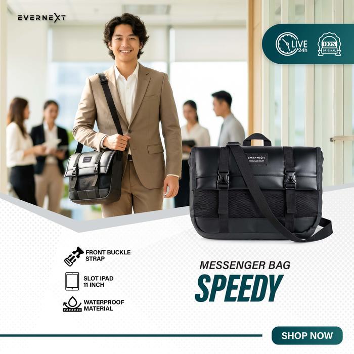 Eiger - Tas Selempang Waterproof Sling Bag Speedy Messenger Bag Pria Distro