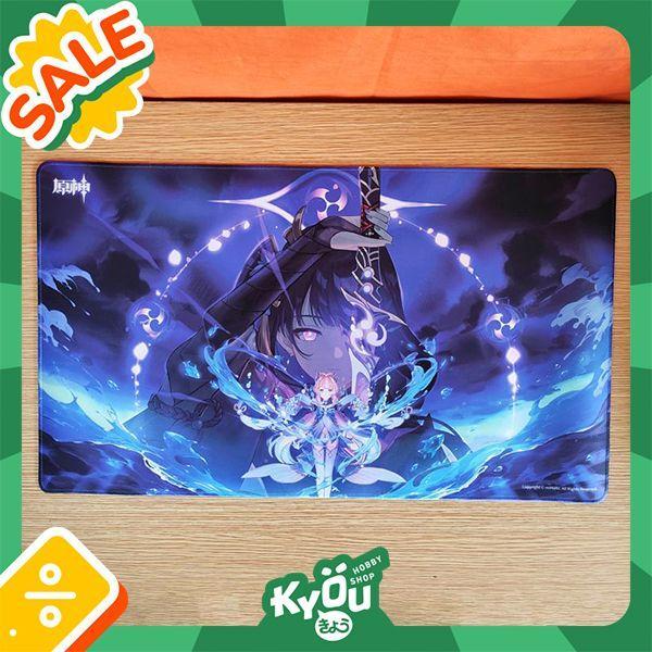 Mousepad Raiden Shogun & Sangonomiya Kokomi - Genshin Impact (40x70cm)