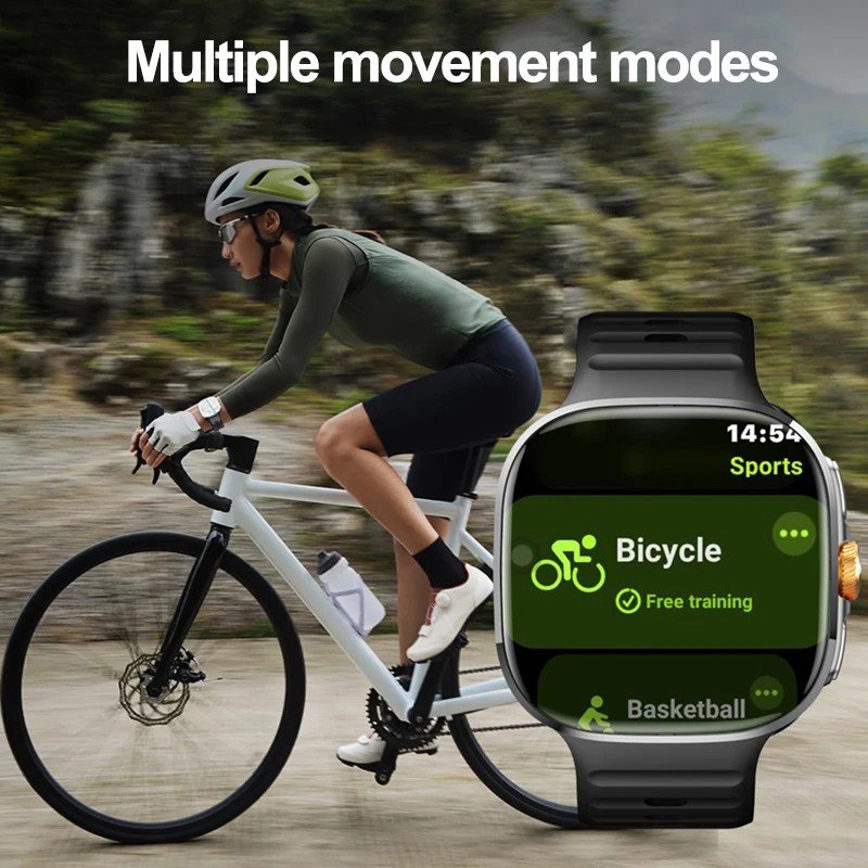 4G/5G Smartwatch 2.4 inch 720*720 Amoled Android 10.0 900W Camera GPS WIFI SIM Card 16GB+256GB RAM