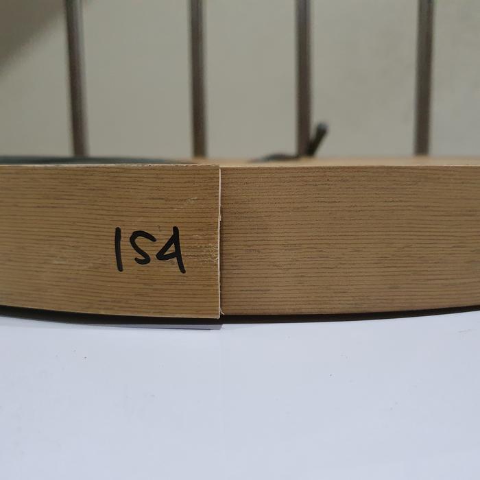 Taco Edging Hpl 154 TEBAL 2mm x LEBAR 42mm Serat Urat Kayu Woodgrain .