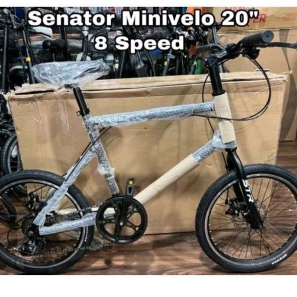 Sepeda Minivelo 20 inc senator New 8 speed rem cakram bisa buat dewasa