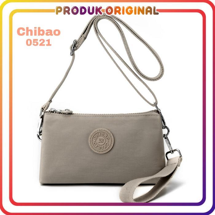 Chibao - Tas selempang chibao 0521 tas selempang wanita polyester waterproof sling bag wanita Hitam
