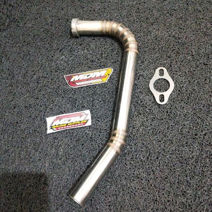 Leheran Knalpot Mdm Mio Sporty Mio Smile Mio Soul Ukuran 28 Mm Asli