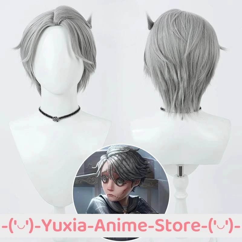IDENTITY V UNDER THE TRUTH EMBALMER AESOP CARL COSPLAY WIG GAME ROLEPLAY WIGS PARTY COSTUME