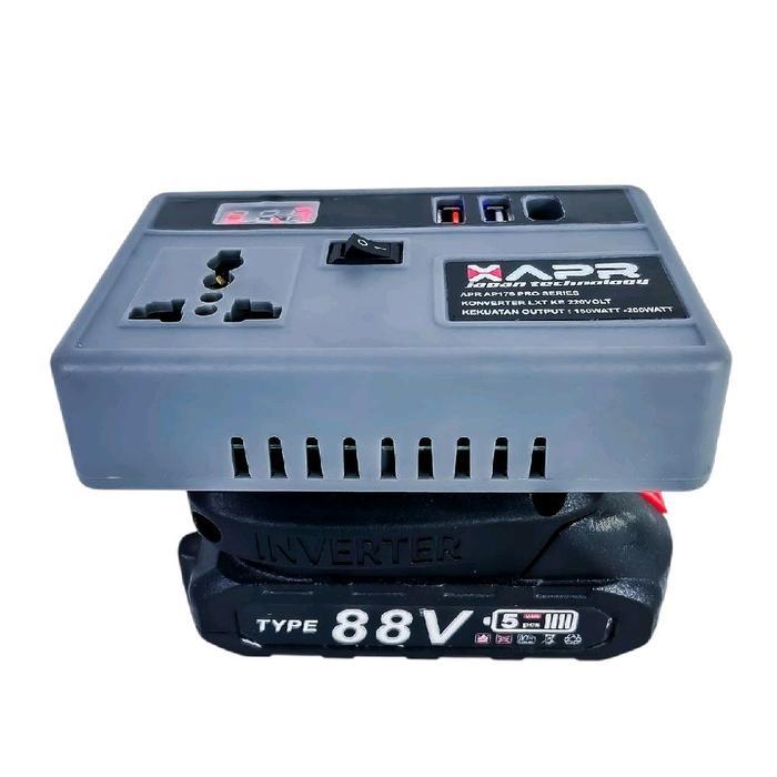 Inverter genset baterai LXT ke listrik 220volt PLN AC XAPR APR AP175 pengubah baterai jadi listrik