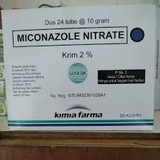 Salep Kulit Gatal Miconazole krim box isi 24tube anti jamur