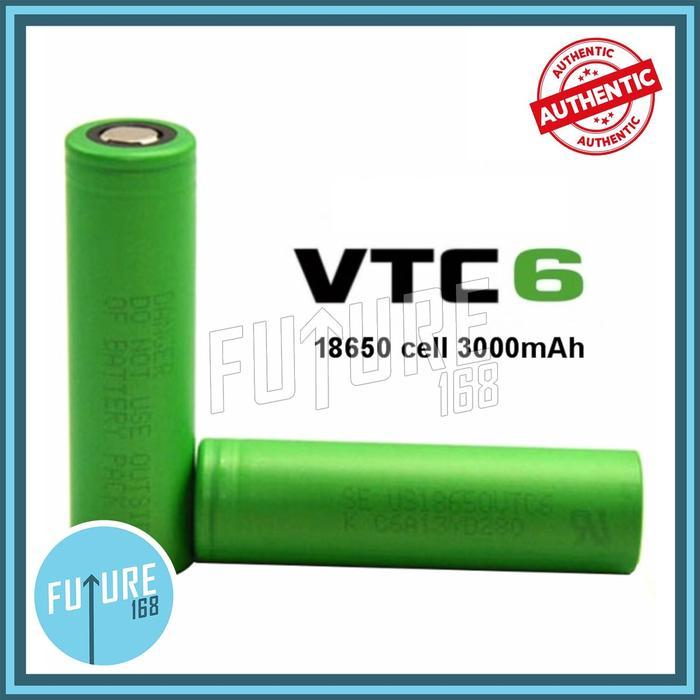 [] VTC6 / VTC6A Battery 18650 3000mAh AUTHENTIC Baterai VTC 6