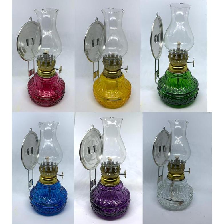 "New" Lampu Ublik Lampu Teplok Minyak Tanah Bahan Kaca Tebal