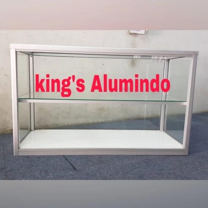 etalase warteg 1,3 meter / 130 cm / etalase warteg / etalase meja