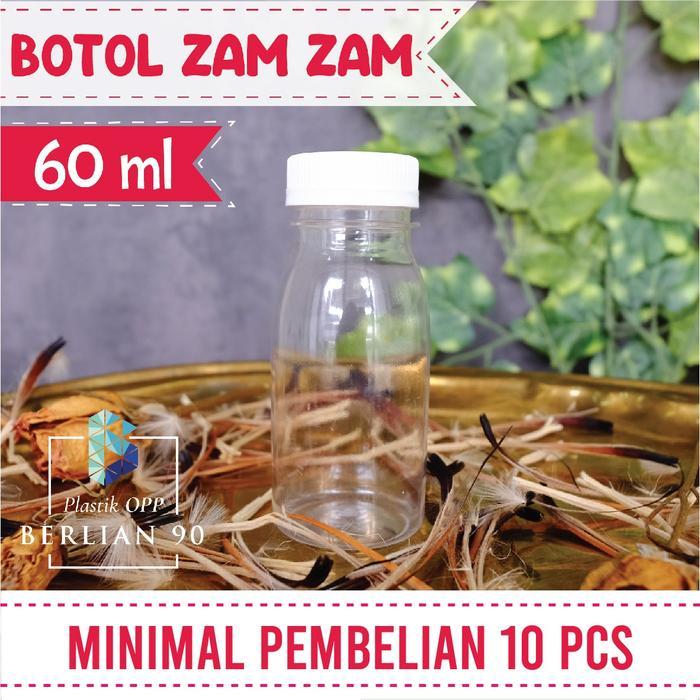 "New" ( 30 pcs ) Botol Plastik Zam Zam 60 ml Botol Plastik Kecil Botol Zam zam Kecil