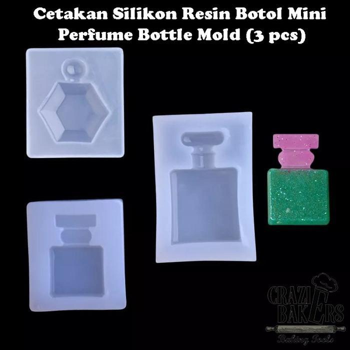 Cetakan Silikon Resin Botol Mini Perfume Bottle Mold