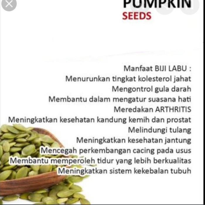 "New" Pumpkin seeds roasted (matang panggang) biji labu kuning kupas