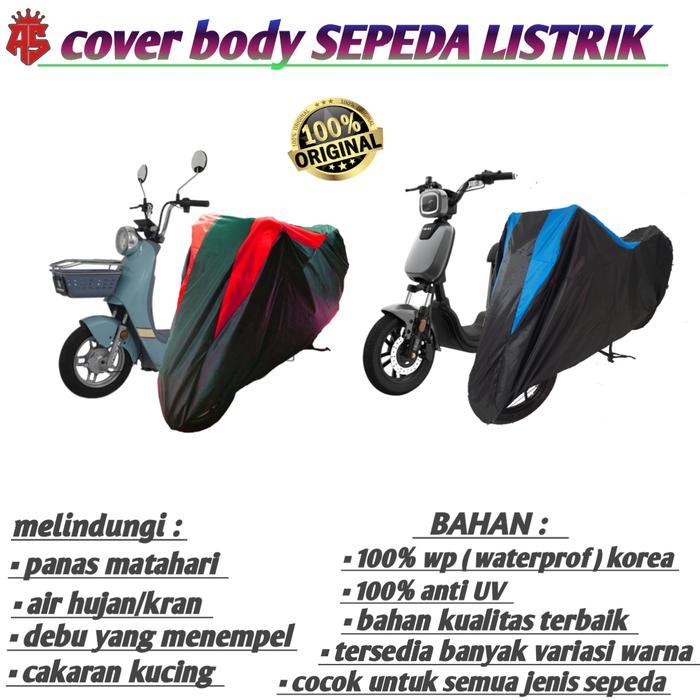 cover/sarung/selimut/mantel sepeda listrik waterprof