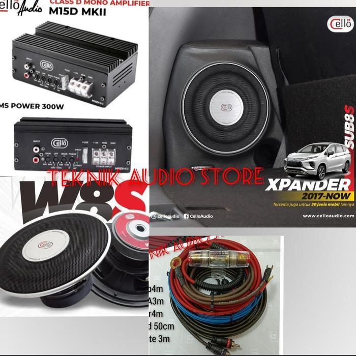 Subwoofer Box Sudut Cello 8inch W8S Plus Power Xpander-Livina 2018now