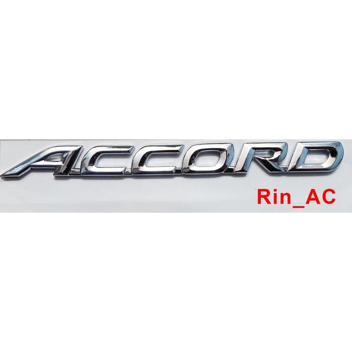 EMBLEM LOGO ACCORD FULL SIZED CHROME HONDA ACCORD CM5 VTIL 2003-2007 TOPPS