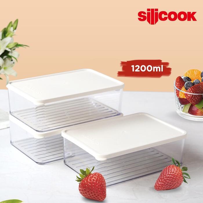 BERGARANSI Silicook Food Container Deep 1200ml - Container Food
