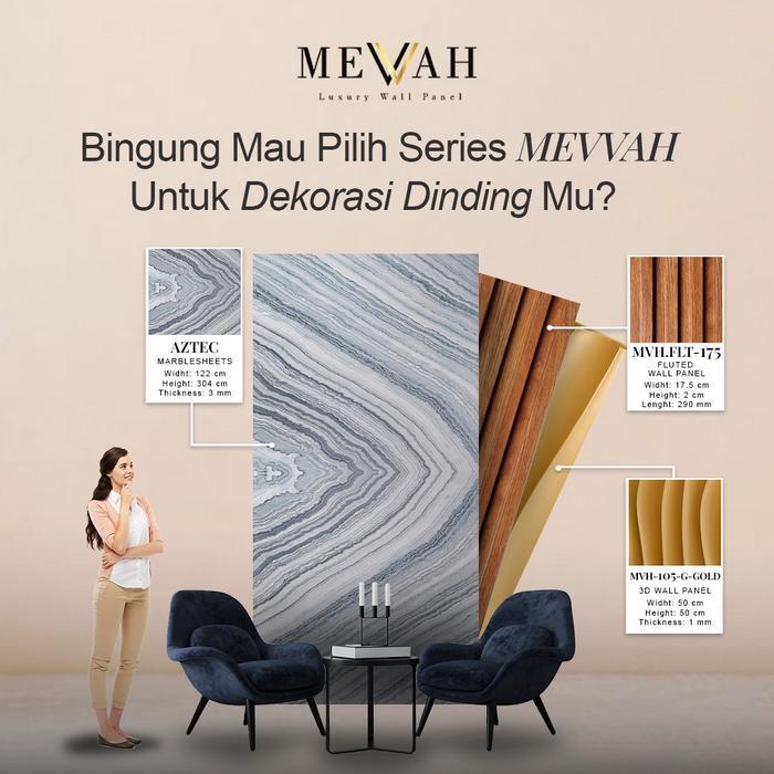 Mevvah Wall Panel Special Design Motif Aztec - - Wall Panel Dinding