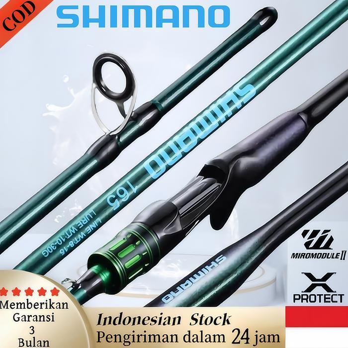 Shiimano - Seri Hijau Joran Pancing Baru Joran Spinning & Casting, Joran Spinning M Power Dan Joran
