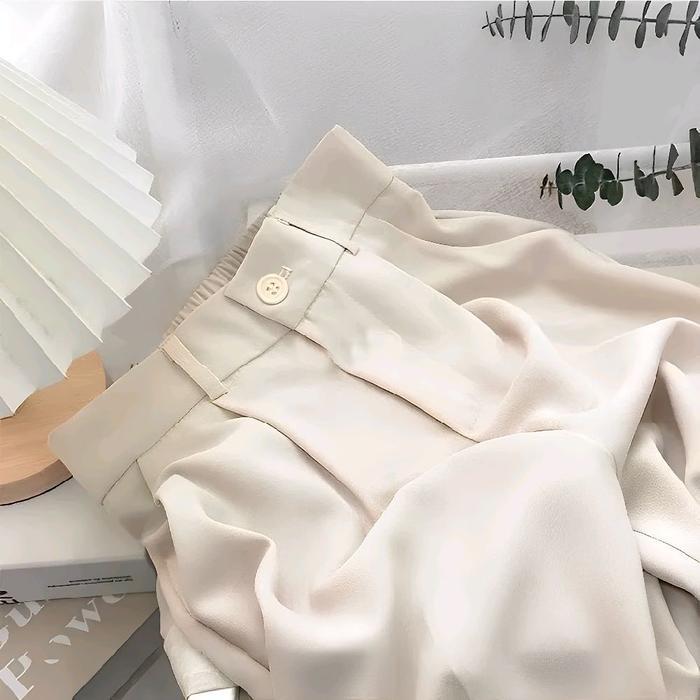 Premium Loose Pants Trousers Wanita Bahan Polyester Shakila - Celana Anti Kusut - Celana Kulot