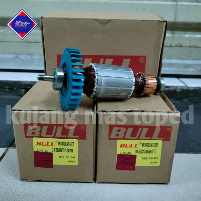 Armature Makita Ga5020 Angker Gerinda Tangan Makita 5" Ga 5020 Bull