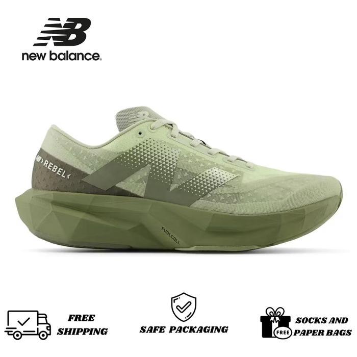 Sepatu Running New Balance Rebel V4 Olive