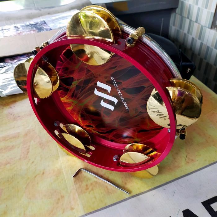 RIQ TAMBORIN SIZE 83/4 FULSET+TAS