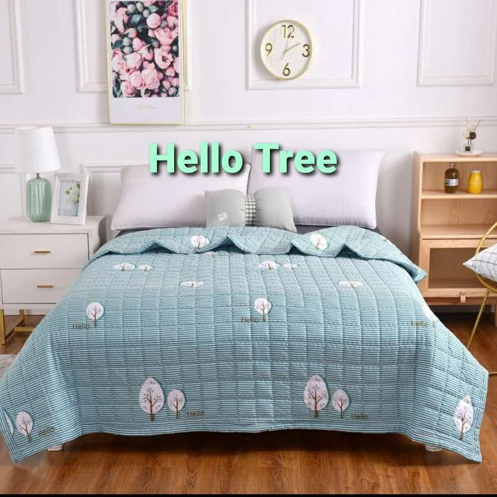 Bed Cover Selimut Full Quilting S12