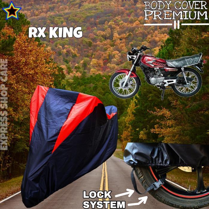 Cover Motor RX KING Hitam MERAH Rx King WATERPROOF