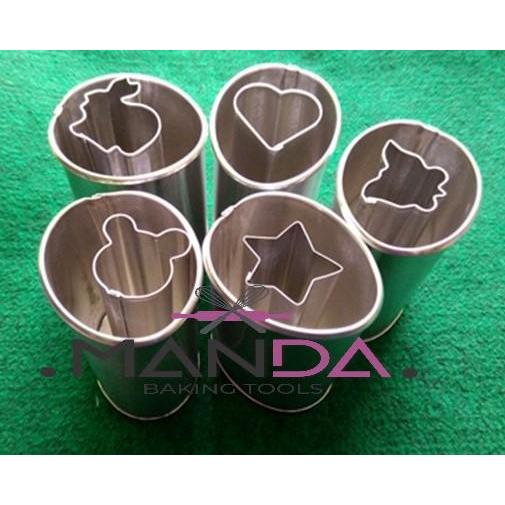 Loyang puding tabung puding art cetakan puding anak