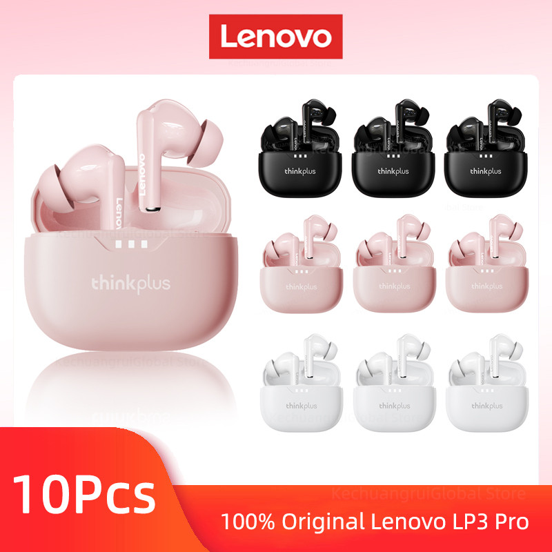 10pcs Lenovo LP3 Pro Wholesale 2pcs Original lp3pro Wireless Bluetooth Headphones HiFi Stereo
